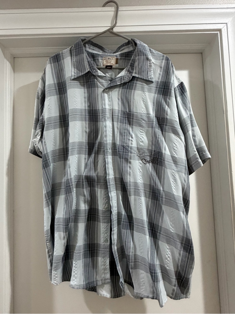 Men's o’Neill Short-Sleeve Plaid Button-Up Shirt